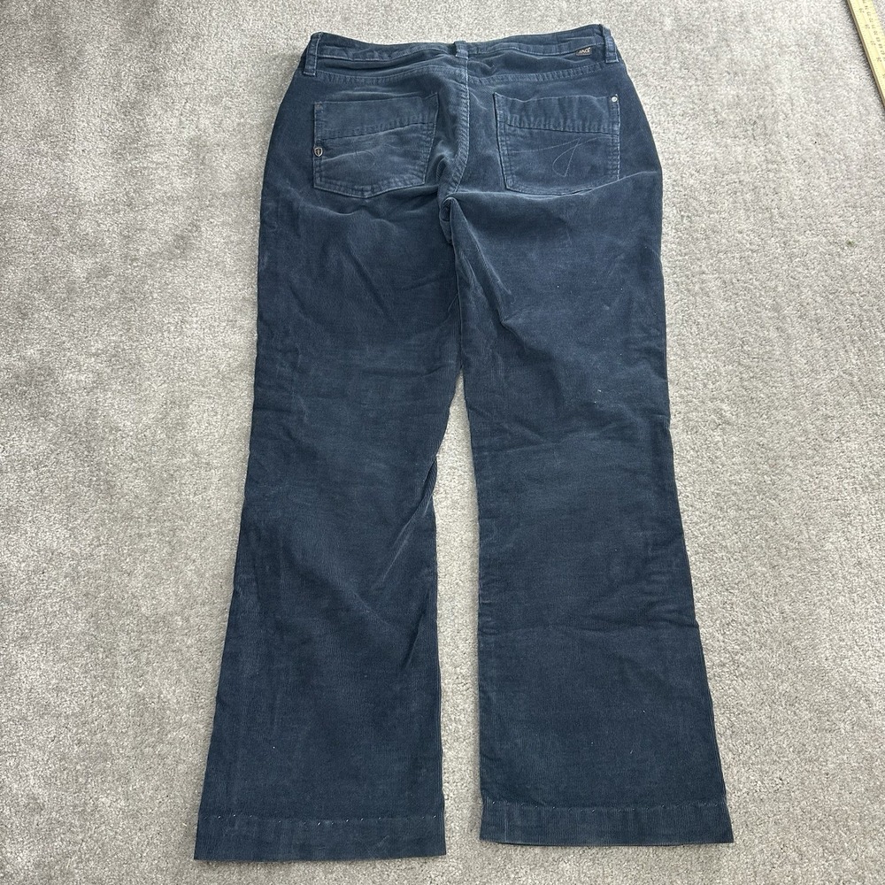 JAG Size 6 Dark Blue Corduroy Jeans Flat Front 5 Pocket Low Rise Boot Leg Y2K